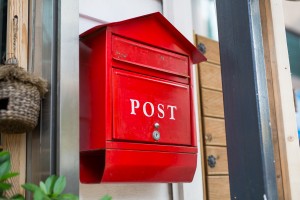 Red Vintage Mailbox